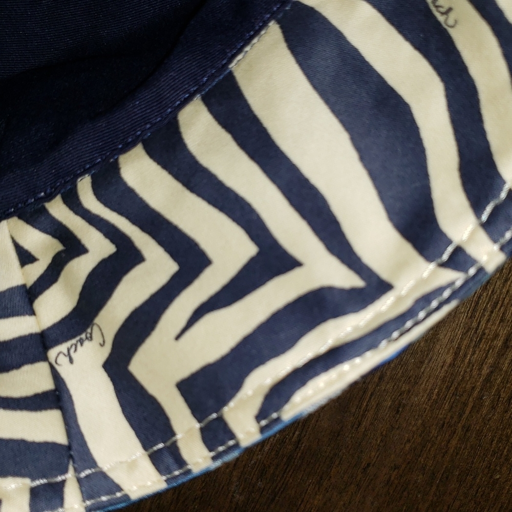 Vintage Rare Coach Poppy Denim Patchwork Bucket Hat P/Small - Picture 11 of 17